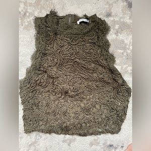 Zara green top